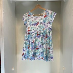 NWOT Disney Princess The Little Mermaid Ariel Cotton Dress Size XL(14/16)